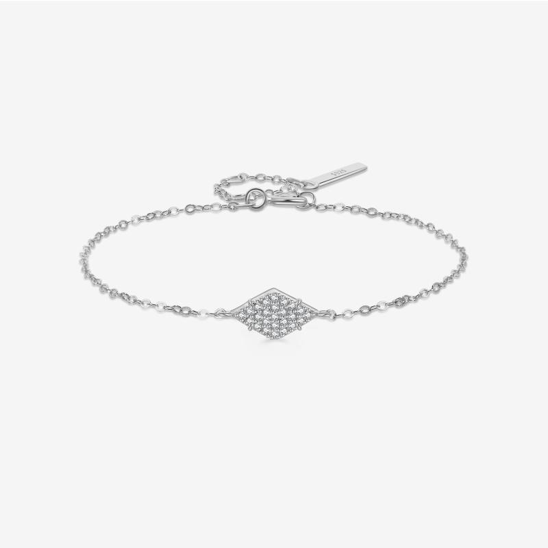 ブレスレット レディース 韓国系 クール風 シンプル 日常 純銀 チェーン ニッチ 精巧 オリジナル デザ..