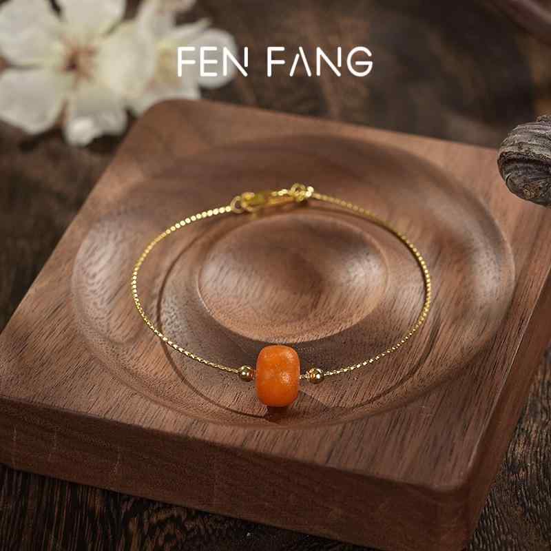 ブレスレット レディース 春夏 925シルバー 琥珀 高級感 かわいい シンプル 腕輪 甘美 少女 アクセサリ..