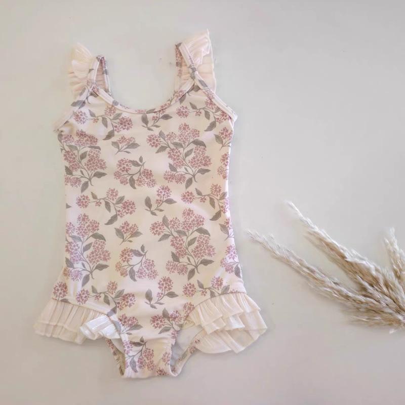 女児水着 ワンピース キッズ かわいい プリンセスデザイン 温泉用 春夏 スイムスーツ ビーチウェア 幼..