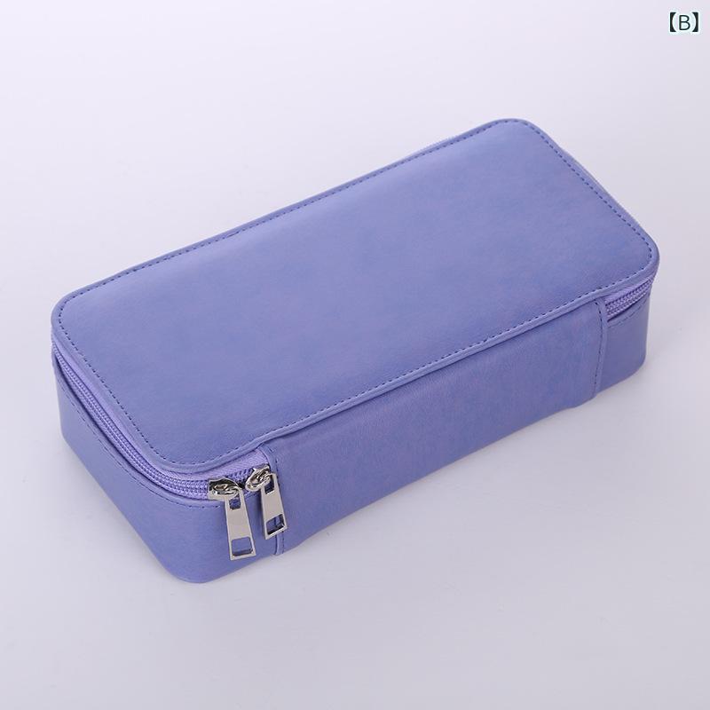 ペンケース 男女兼用 二層 多機能 文具ポーチ 韓国風 クリエイティブ 学校 通学 軽量 収納 整理 学生 ユニセックス 筆箱 バッグインバッグ コンパクト 実用的 日常使い