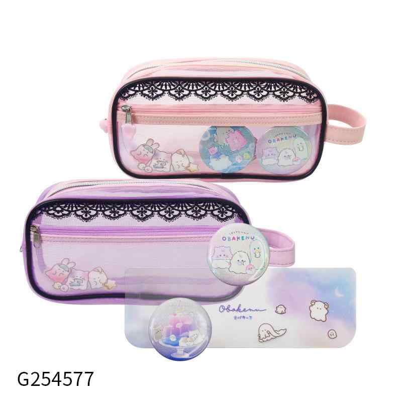 ペンケース 筆箱 キッズ 子供用 かわいい 大容量 文具ケース 化粧ポーチ コスメポーチ 男女兼用 ユニセ..