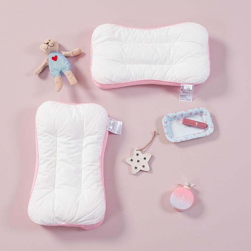 ベビー枕 新生児 子供 抗菌 A級 綿 低枕 定型 枕芯 四季通用 保育園用 キッズ 赤ちゃん 寝具 頭型形成 ..