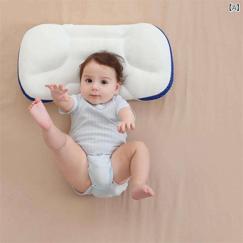 枕 子供用 綿100% 分区設計 首保護 脊椎ガード 1-8歳対応 四季通用 新生児 ベビー 寝かしつけ 成長サポート 快適睡眠 頭部フィット 姿勢矯正 柔軟素材 安全衛生 毎日の必需品 2