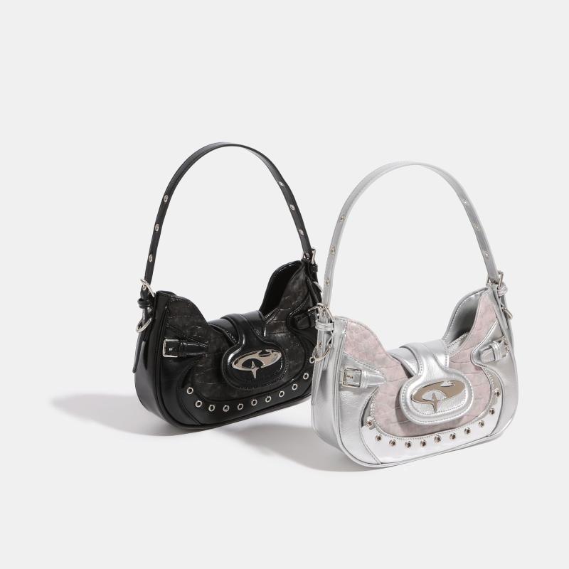 レディース ショルダーバッグ クロコダイル柄 フォギーピンク バイカースタイル ユニークデザイン 斜めがけ ハンドバッグ コンパクト スタイリッシュ 通勤 日常使い 女性ファッション アクセサリー 軽量タイプ