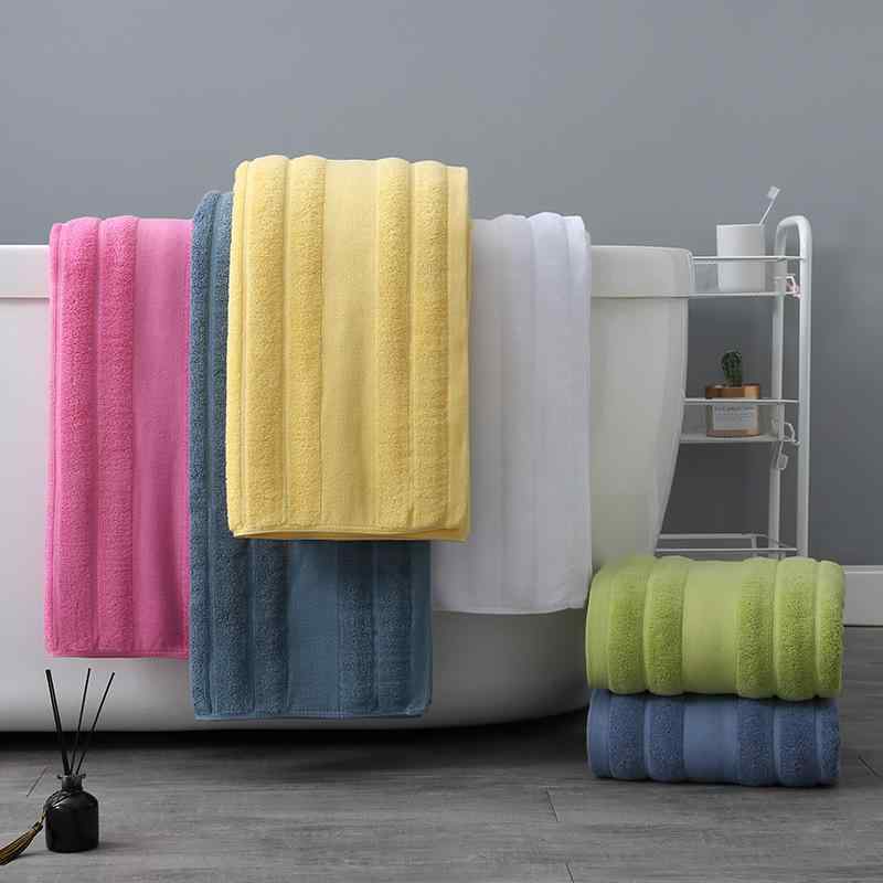 浴巾 大人用 純綿 厚手 綿100% 家庭用 吸水速乾 ふわふか 柔軟素材 日常使い 入浴後拭き タオル 無撚糸..