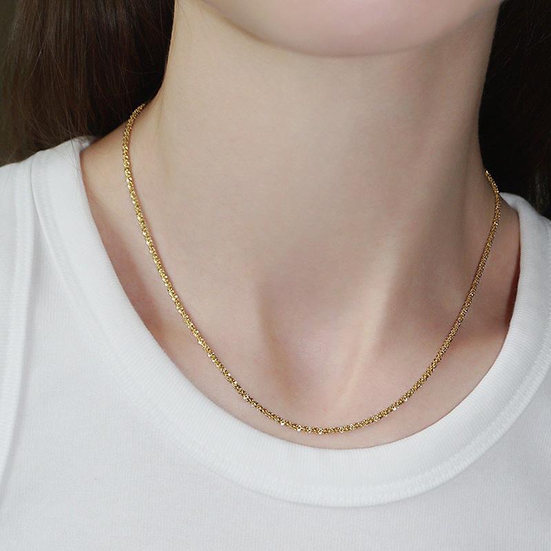 Necklaces, Braclets - ネックレス レディース 925純銀 シルバー 満天星 スターフラワー フラワー チェーン ペンダント 高級感 シンプル 軽量 インフルエンサー セーター ニット 秋冬 アクセサリー ジュエリー