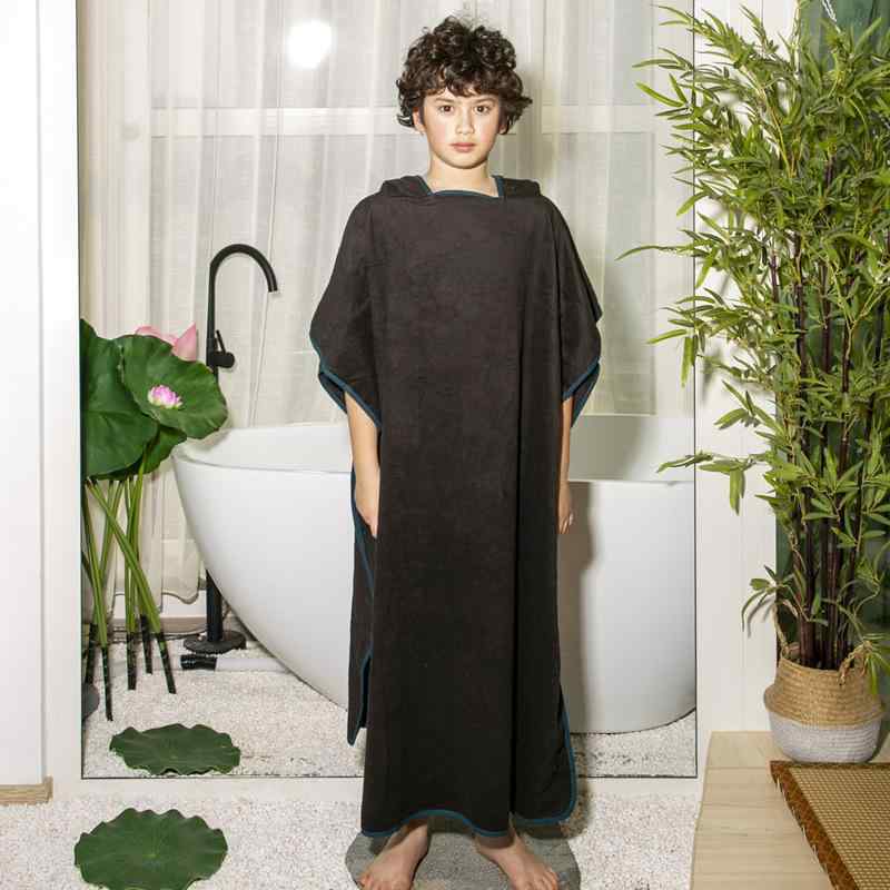 バスローブ 男女兼用 綿素材 ロング丈 厚手 入浴用 ビーチタオル 着替え用 大判バスタオル 浴室 沙滩 ..