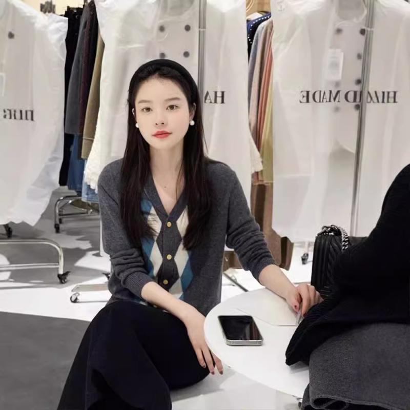 カーディガン 男女兼用 ウール100% ニットセーター 長袖 開襟 暖か素材 防寒 秋冬 通勤 カジュアル デイリー 軽量 伸縮性 高級感 再生繊維 トップス(4.0)