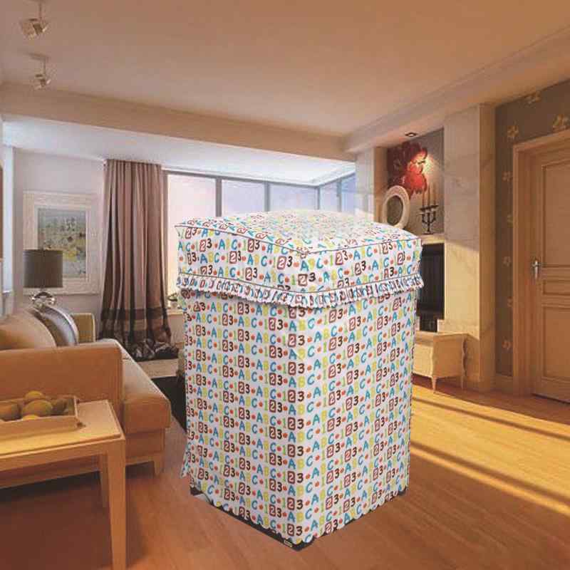 洗濯機カバー 防水 防塵 UVカット 銀加工 波輪式 家庭用 保護 屋外対応 耐久 シンプル