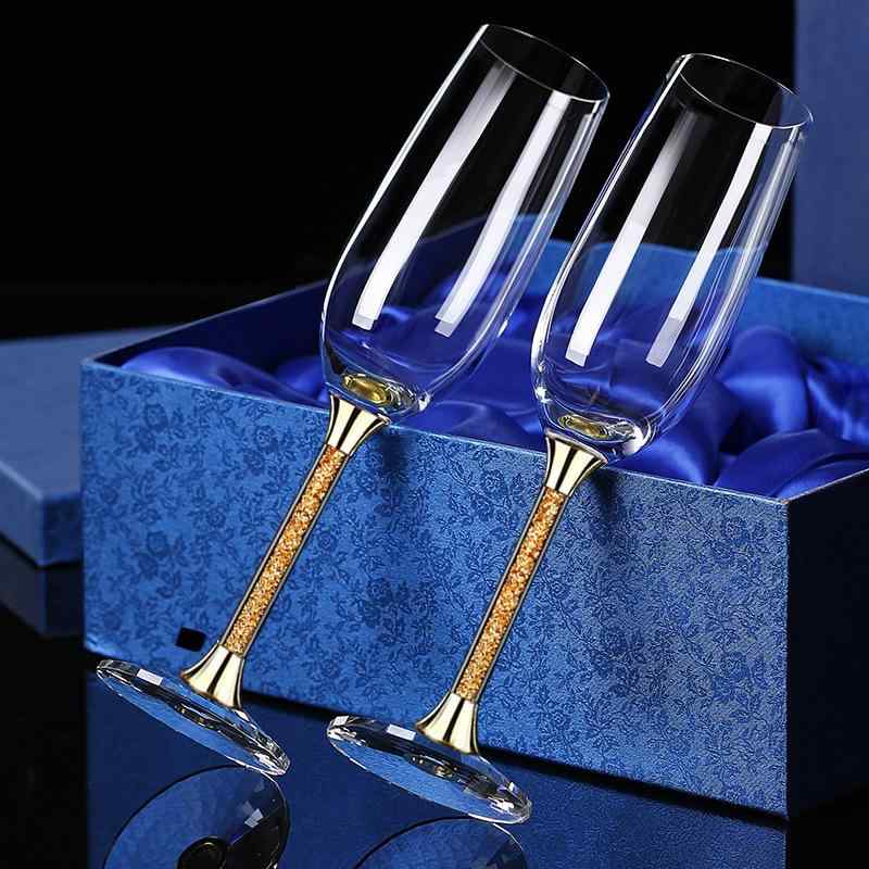 グラスセット 高級感 ステムグラス シャンパングラス 赤ワイングラス ガラス製 ワインメグラス 酒器 デ..