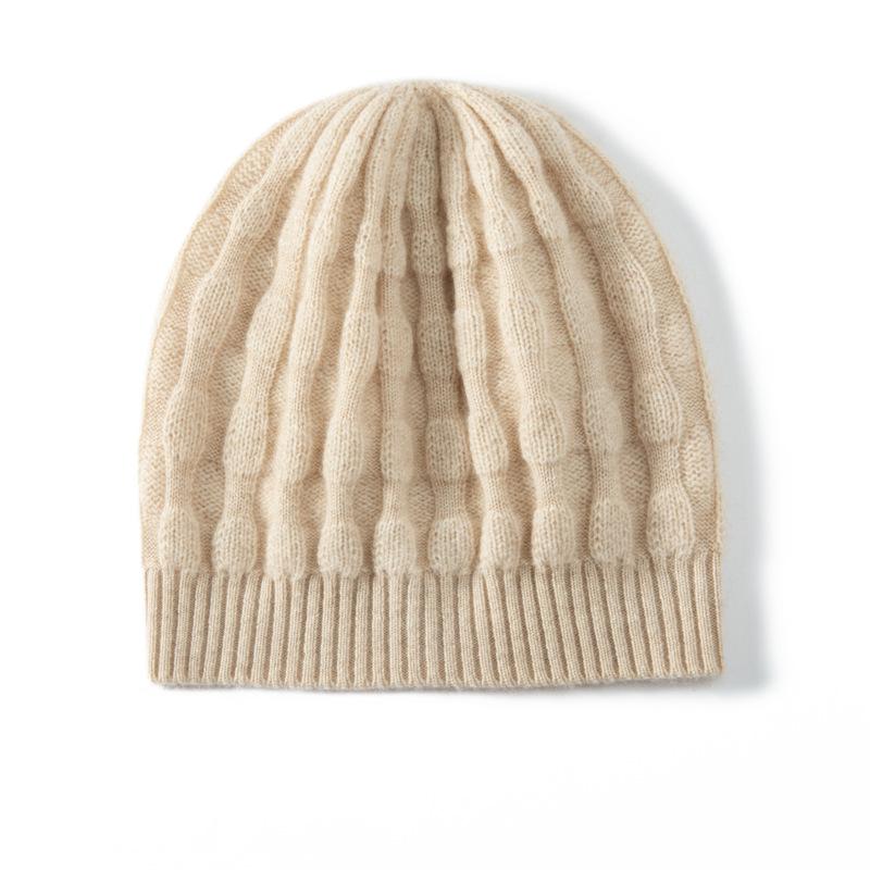 ニット帽 レディース 秋冬 カシミヤ 柔らか 保暖 シンプル スタイリッシュ ファッション 多用途 ベーシック 休闲 カジュアル 日常使い コーディネート 暖か素材 ソフトタッチ おしゃれ 帽子 ビーニー