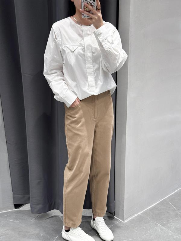 レディース デニムパンツ ハイウエスト 厚手 起毛加工 純綿 通勤 コーディネート スリム 9分丈 ボトムス ズボン クロップド