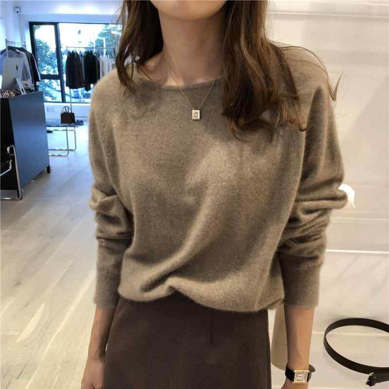 ・色: キャメル,ベージュ,ブラック・サイズ: S,M,L,XL,2XL・素材: ウール95%以上・着丈: 普通(50cm超65cm以下)・襟型: クルーネック・袖型: ラグラン袖・袖丈: 長袖・厚み: 中厚・デザイン要素: リブ・加工: 熱定型・スタイル: 通勤風・対象性別: 女性・着用方法: プルオーバー・シルエット: ルーズ