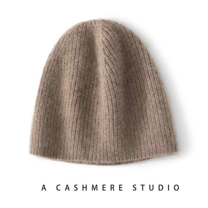 秋冬 レディース カシミア羊毛 保暖ニット帽子 耳あて付き 純色 クラシック 百搭 暖か素材 ソフト 軽量 伸縮性 防寒 日常使い 通勤 通学 アウトドア スタイリッシュ コーディネート ベーシック デザイン