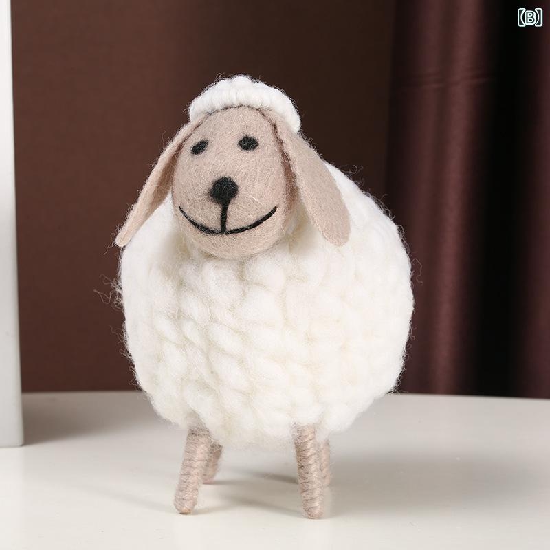 ぬいぐるみ 置物 ひつじ もこもこ インテリア...の紹介画像3