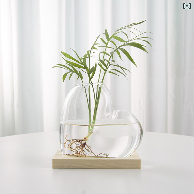 花瓶 フラワーベース ガラス 水耕栽培用 北欧...の紹介画像2