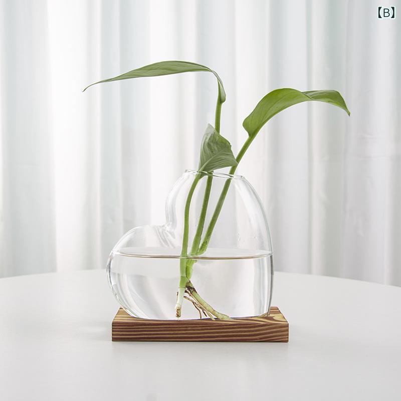 花瓶 フラワーベース ガラス 水耕栽培用 北欧...の紹介画像3