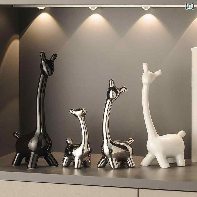 置物 鹿 4点セット 北欧風 オブジェ シカ ...の紹介画像3