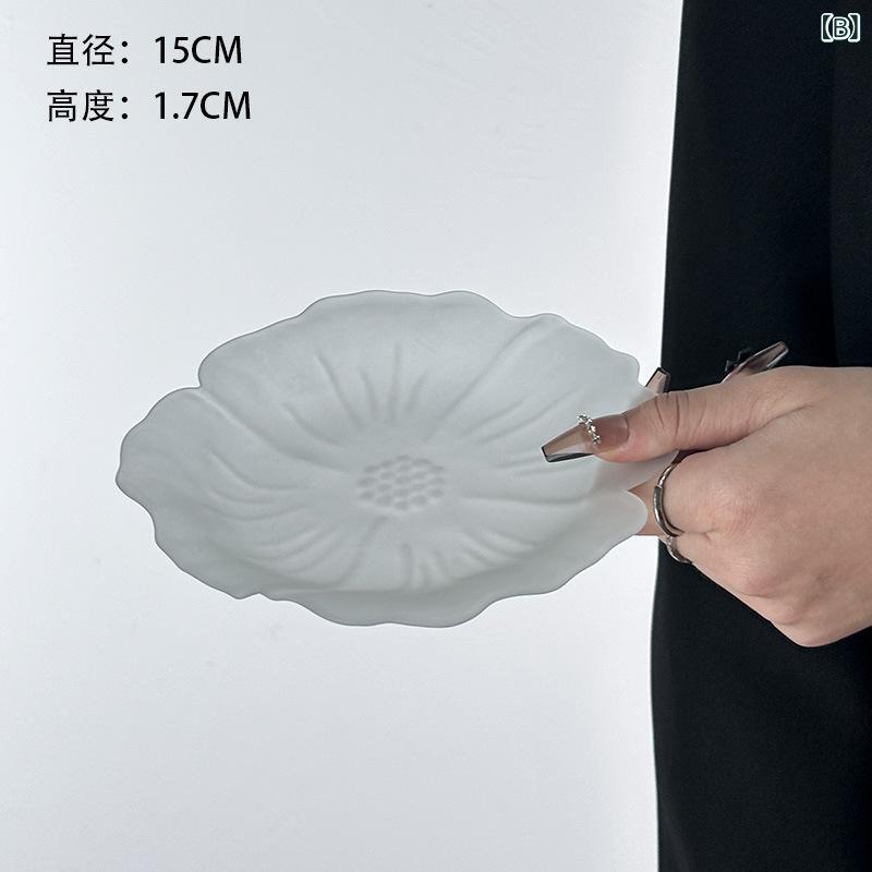 プレート お皿 食器 花びら型 マット加工 中...の紹介画像3