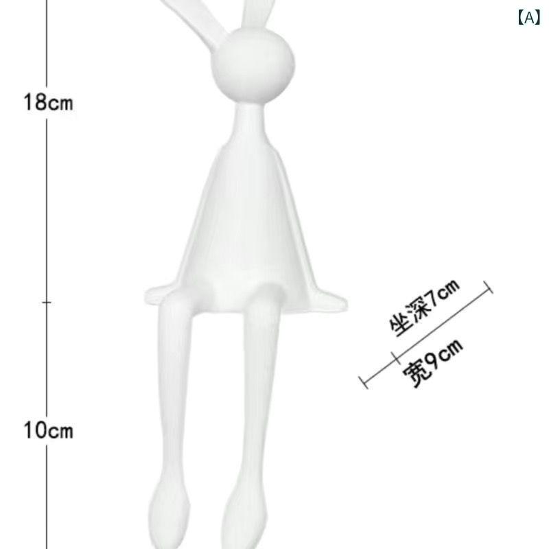 インテリア 置物 ウサギ オブジェ ブラック ...の紹介画像2