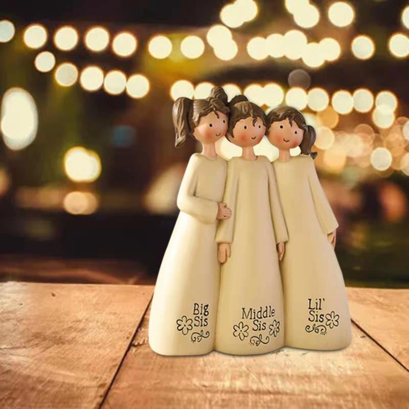置物 オブジェ インテリア 彫刻 樹脂製 友情 絆 記念品 卓上 リビング 玄関 抽象的 芸術 デザイン おしゃれ 高見え 上品 プレゼント 贈り物 ギフト 記念日 お祝い モダン アート フィギュア デコレーション ディスプレイ