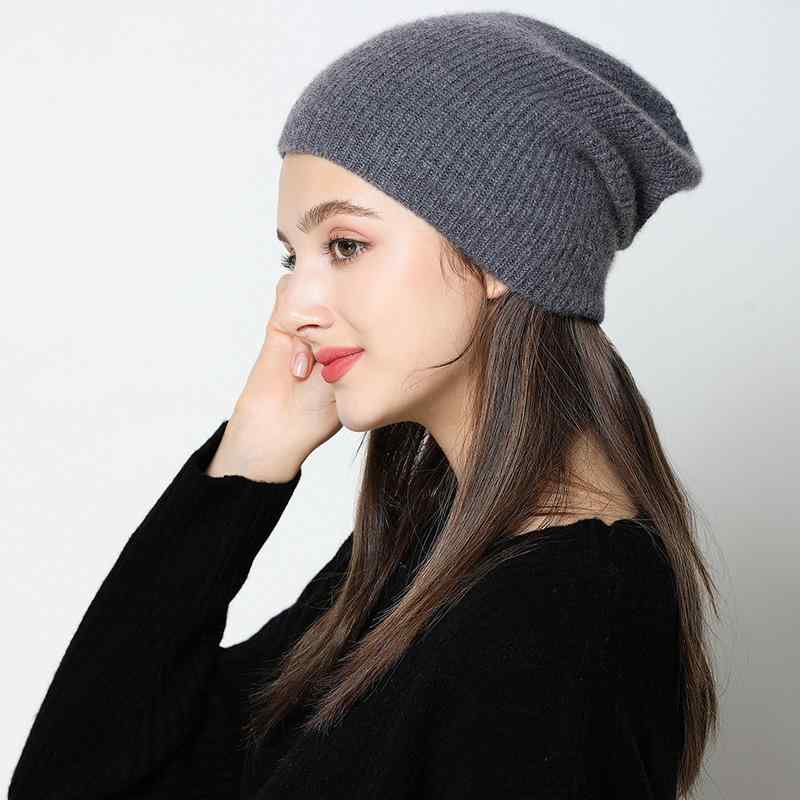 ニット帽 レディース 秋冬 ビーニー カシミア 耳あて 暖か 厚手 単色 包頭帽 大きめ 頭囲 保暖 防寒 日常使い アウトドア コーディネート ベーシック 高級感 女性用 通勤 街歩き