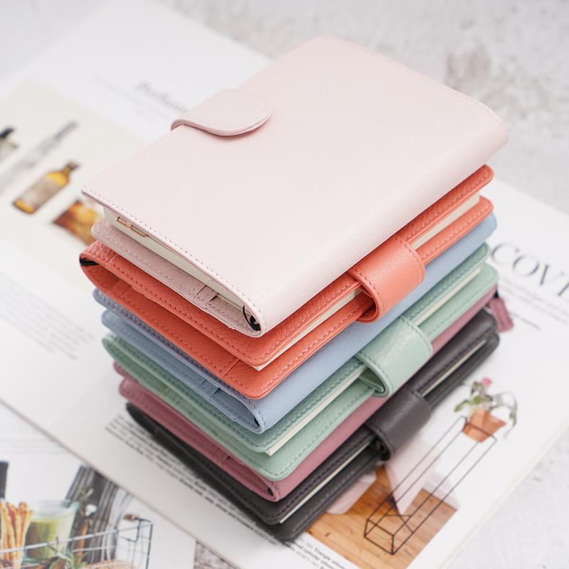 手帳カバー 男女兼用 高級感 牛革 ライチ模様 A6サイズ ノート 本カバー ビジネス 日常 メモ帳 保護 耐..