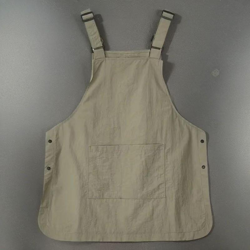 エプロン ユニセックス 防水 両面 ゆったり カジュアル ヘアサロン 美容室 理容室 喫茶店 カフェ レス..