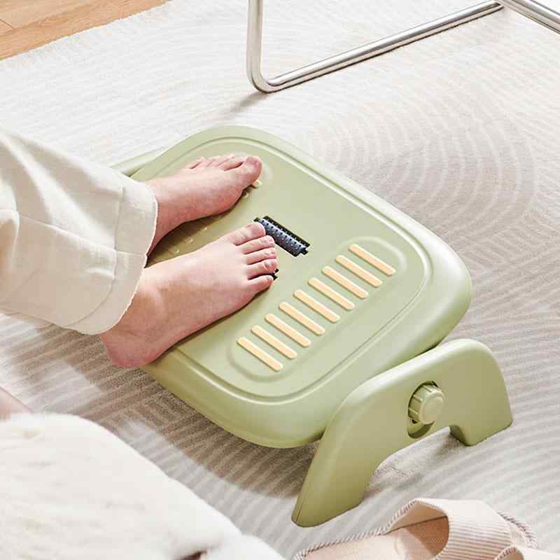 フットレスト オフィス用 デスク下 脚置き台 高さ調整可能 マッサージ機能 脚組み防止 姿勢矯正 快適 リラックス 省スペース 在宅ワーク テレワーク 足休め 踏板 踏み台 調整式 コンパクト 実用的