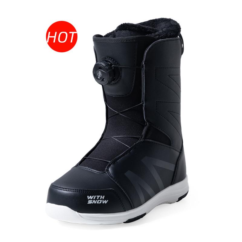 スノーボード ブーツ 男女兼用 速着脱 ワイヤーバックル ユニセックス ウィンタースポーツ 秋冬用 スノ..