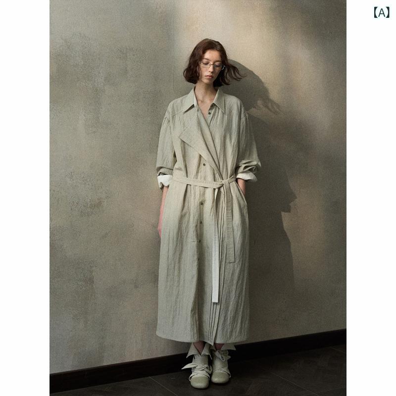 ワンピース レディース 刺繍 アシンメトリー シャツワンピース 配色 通勤 紐付き 天絲 高級感 素材