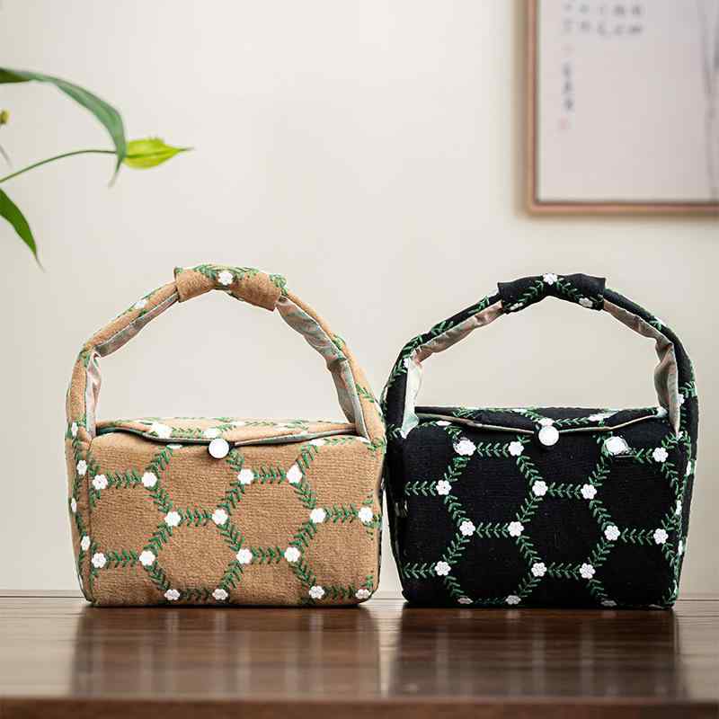 茶具 収納バッグ 旅行用 茶壺 茶杯 セット 保護カバー 一壺三杯 ポータブル 軽量 コンパクト 持ち運び ..