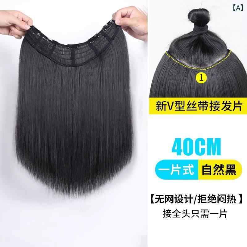 ・対象: 女性・素材: ヒューマンヘア・適用肌色: 全て・タイプ: ストレート・長さ: 40cm,50cm,60cm・色: 自然色