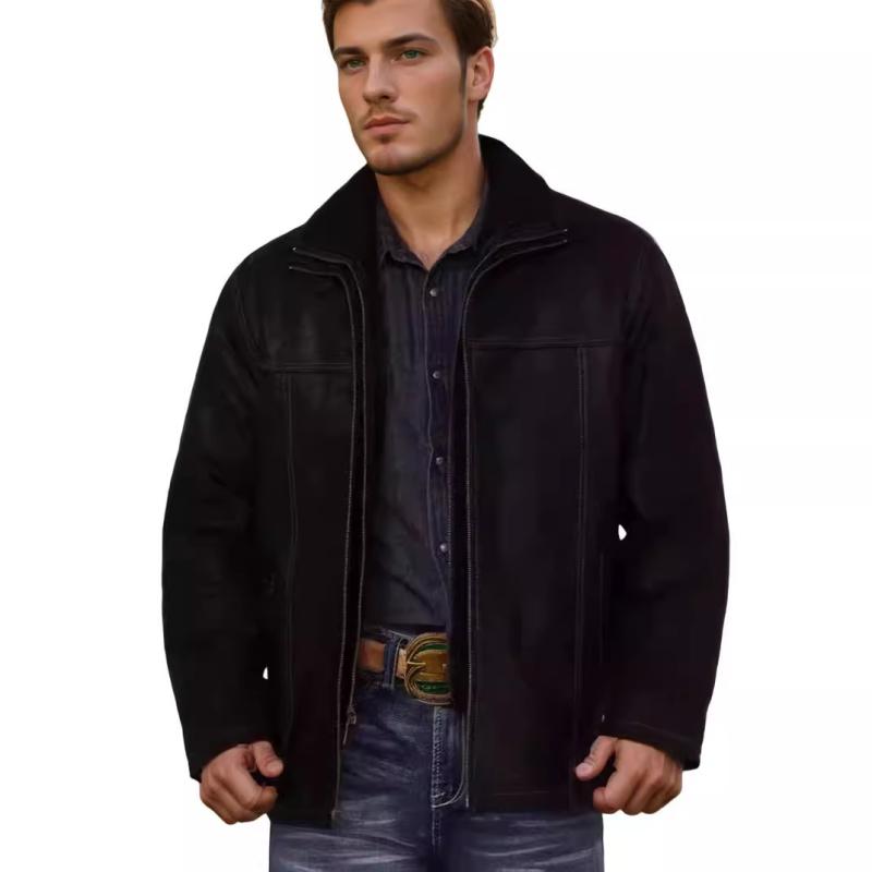 ジャケット メンズ デニム 無地 ダブルジッパー 春秋 ブラック アウター 通勤 カジュアル 軽量 吸湿速乾