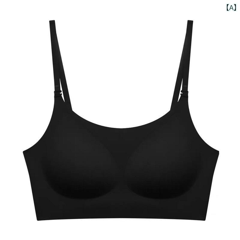 くらしのセロネのブラジャー レディース 春夏 セクシー バックレス 無痕 薄手 クロスストラップ 美背 光漏れ防止 スクエアネック 快適 インナー 日常使い 吸湿速乾 軽量｜アングル2