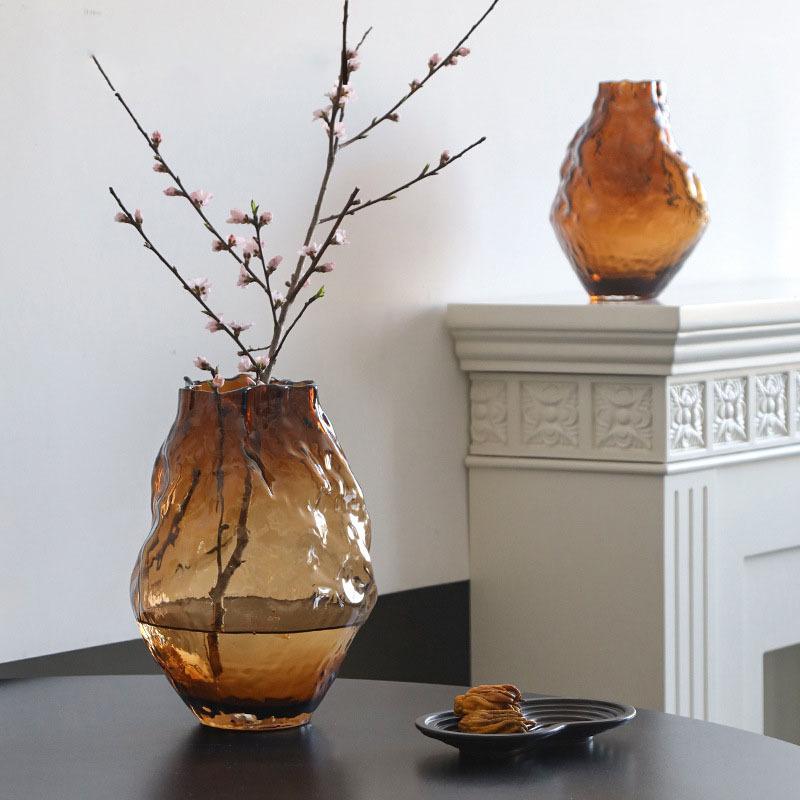 花瓶 北欧風 モダン クリエイティブ 不規則 山谷 デザイン インテリア リビング ティーテーブル デスク..