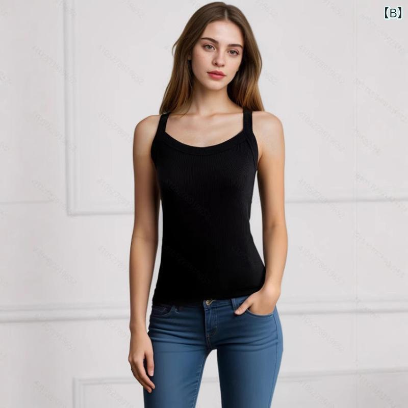 キャミソール レディース 春夏 無袖 美背 修...の紹介画像3