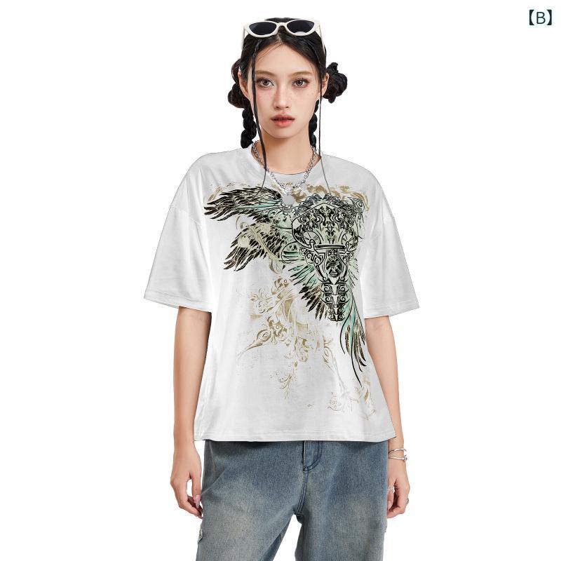 Tシャツ メンズ 春夏 欧米風 ストリートファ...の紹介画像3