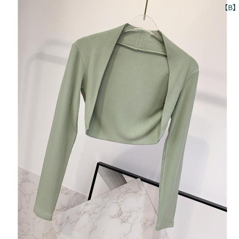 長袖ヨガトップス レディース バレエダンスウェア 体操服 Tシャツ フィットネス ピ...