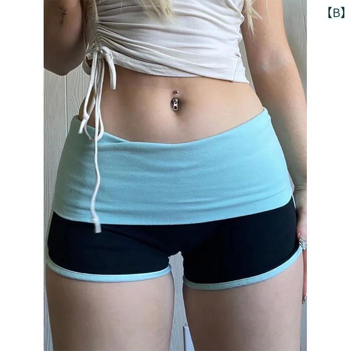 ショーツ レディース 低腰 スポーツ コントラ...の紹介画像3