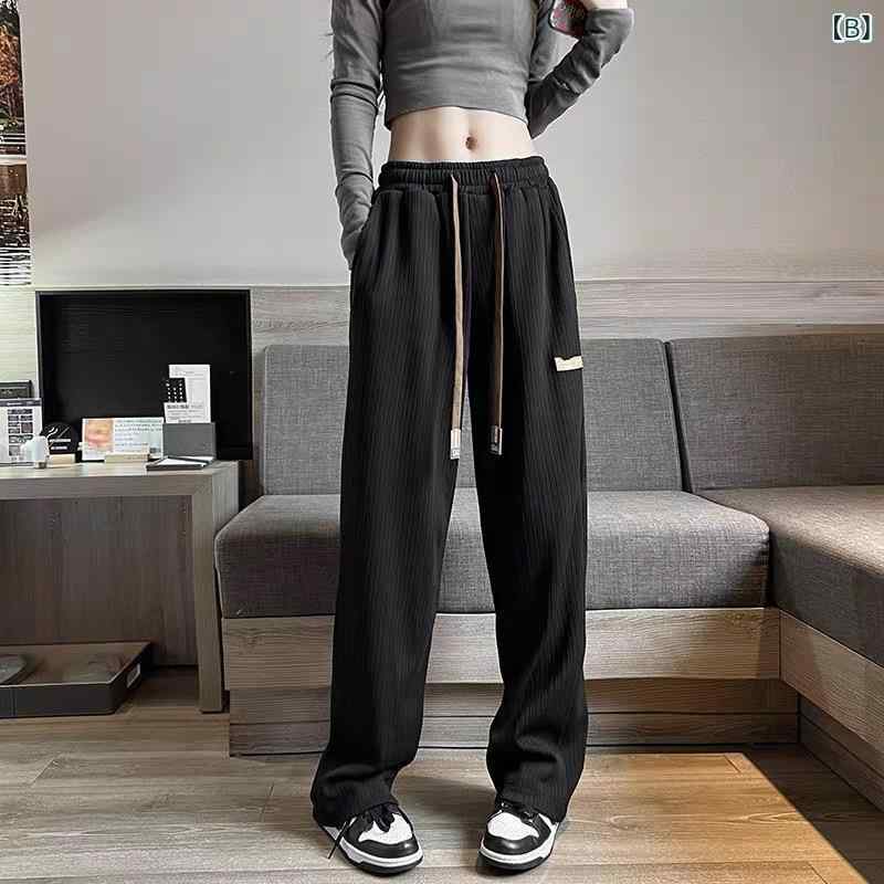 くらしのセロネのレディース ストレートパンツ 春夏 接触冷感 薄手 速乾 カジュアル ファッション 万能 スリム効果 ストレッチ スリムフィット ボトムス デイリー アクティブ｜アングル2