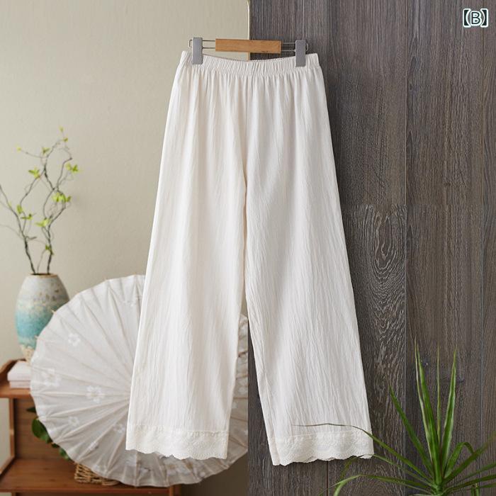 ルームパンツ レディース ワイドレッグ ゆった...の紹介画像3