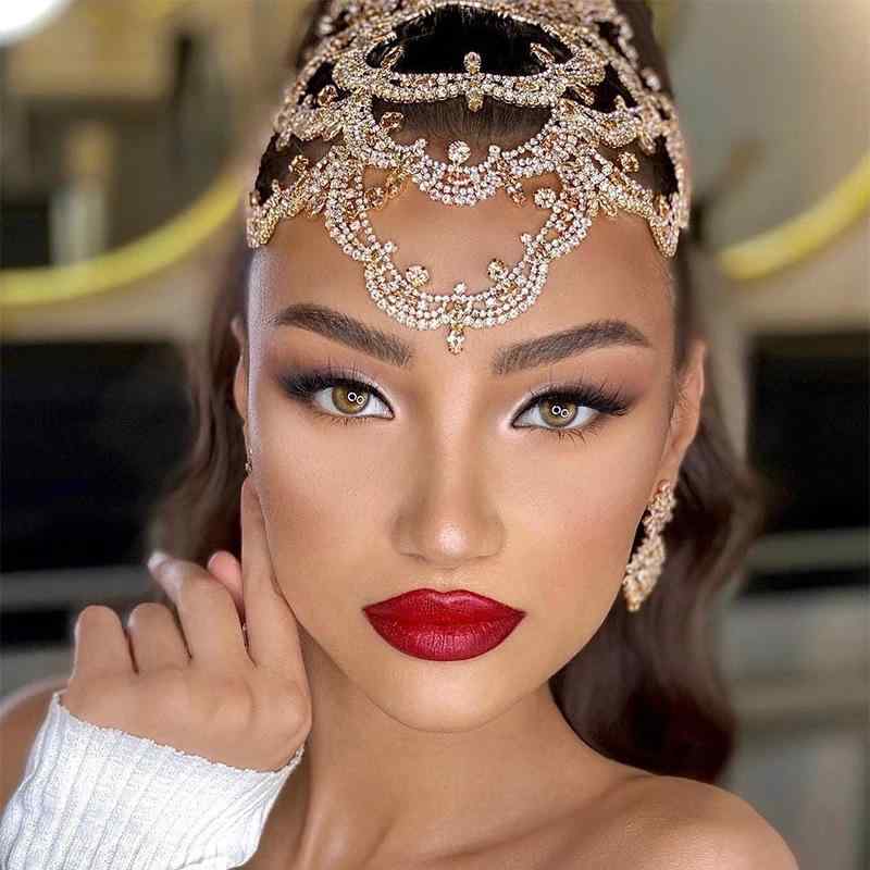 ヘアアクセサリー レディース ブライダル ラインストーン 多層 フラワー ヘッドドレス 高級感 レトロ ヘアバンド ウェディング 装飾 発飾 パーティー 結婚式