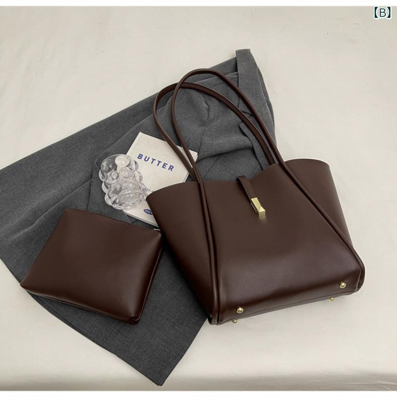 トートバッグ レディース レトロ風 大容量 春夏 ショルダーバッグ 日常バッグ 通勤バッグ 通学バッグ 旅行バッグ ショッピングバッグ カジュアル ベーシック コーディネート 汎用 ファッションアイテム