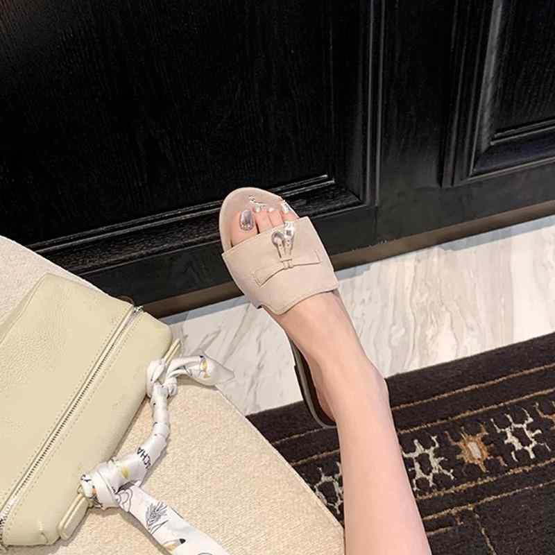 サンダル レディース フラット底 一文字 フリンジ ロックバックル 復古デザイン 外出用 春夏 ビーチ クール 軽量 吸湿速乾