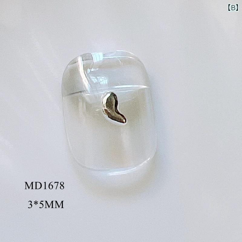 ネイルパーツ 金属チャーム 三色 合金 豆豆金 装飾 ビーズ アクセサリー ネイルアート キラキラ ゴールド シルバー カラー セット 装美甲 合金饰品