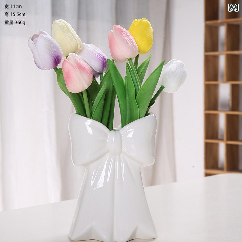 ・素材: 白磁・カラー: 白, ピンク・スタイル: 欧風