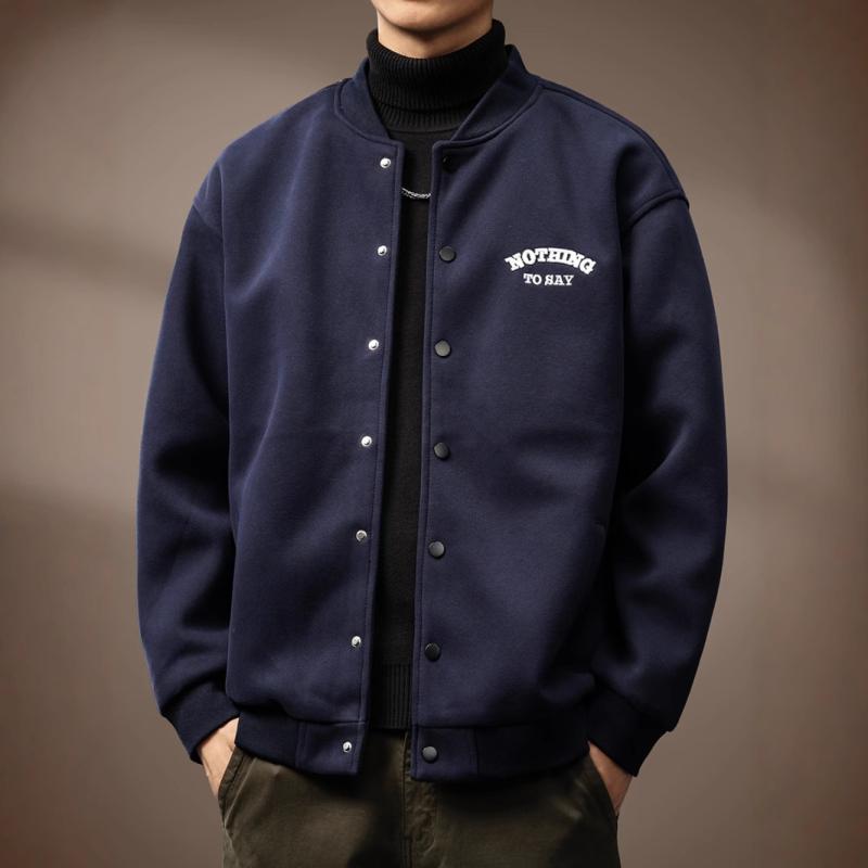 ニットジャケット メンズ 秋冬 高級感 アメリカンスタイル ヘビーウェイト エアレイヤー ルーズフィッ..