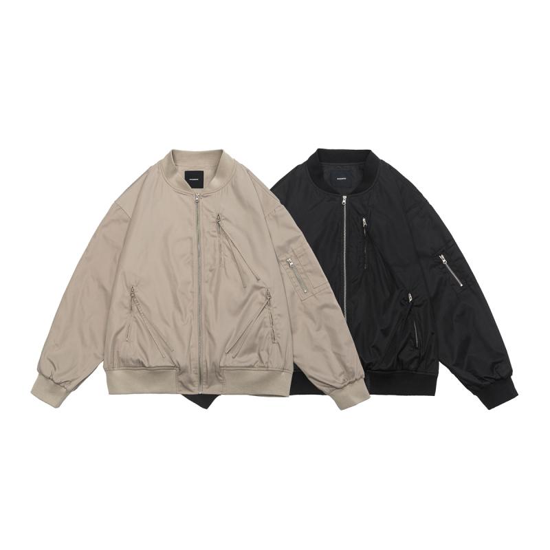 フライトジャケット 男女兼用 アメリカンストリート 野球デザイン 潮牌アウター 飛行服風 スタイリッシ..