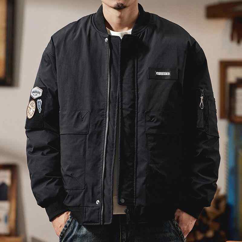 ジャケット メンズ ビッグサイズ 野球領 ワークスタイル 春秋 秋冬 アウター カジュアル コットン コー..